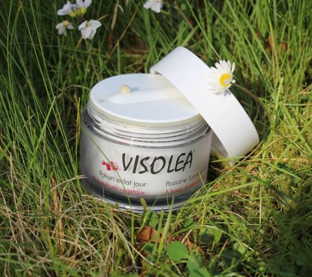 VISOLEA JOUR Crème de jour naturelle aux extraits végétaux hydratante, protectrice anti-âge pour visage et cou.