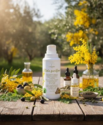 Lotion naturelle nettoyante, détoxifiante et hydratante pour visage, paupières et cou.