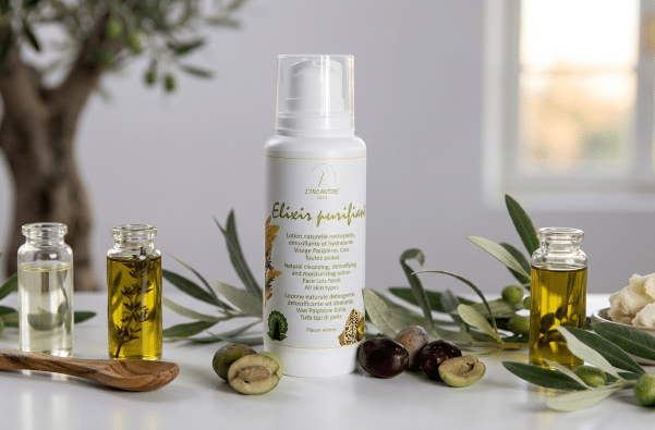 Natural cleansing, detoxifying and moisturizing lotion for face, eyelids and neck