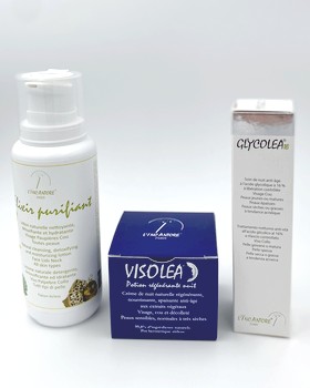 promotion peau parfaite 3 produits elixir purifiant, visolea nuit, glycolea
